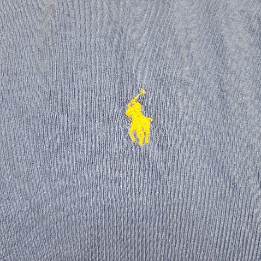 Polo Ralph Lauren Shirt Mens 2XL Blue Classic‎ Short Sleeve Casual Pony Tee - Picture 6 of 14